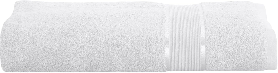 Mixibaby Handtuch 6er Set 2X Duschtuch 2X Handtuch 2X Gästetuch 100% Baumwolle Frottee, Farbe:Weiss