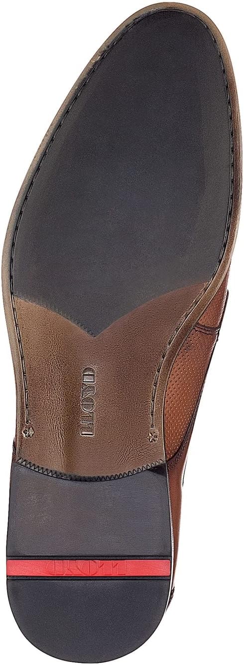 LLOYD Herren Schnürhalbschuhe Levin, Männer Businessschuhe,Derby,Normalweit, Cognac
