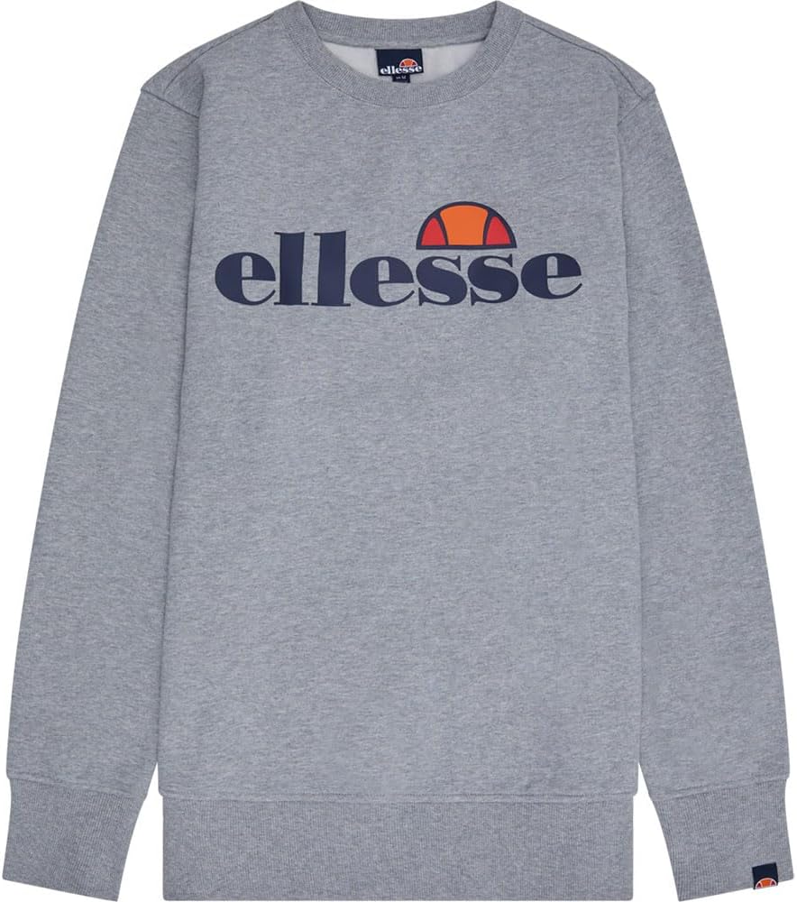 Ellesse Herren Succiso Sweatshirt XS Dark Grey Marl, XS Dark Grey Marl