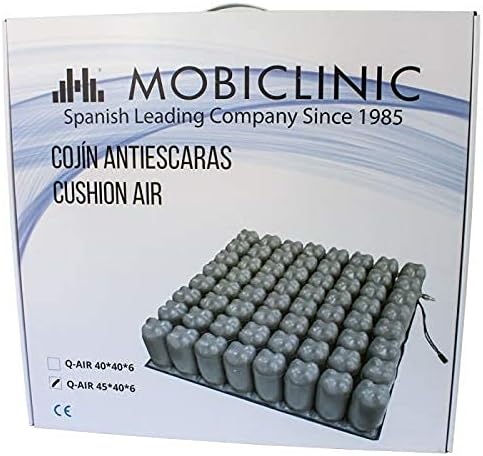 Mobiclinic Q-AIR, Antidekubitus Sitzkissen, Europäische Marke, Ergonomisches Kissen, orthopädisches