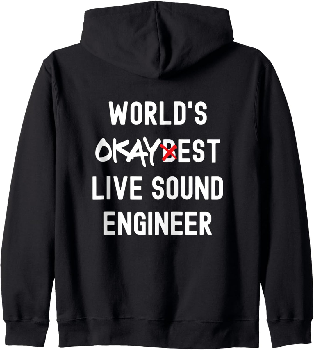 Durchschnittlichster Live-Sound-Ingenieur der Welt Kapuzenjacke