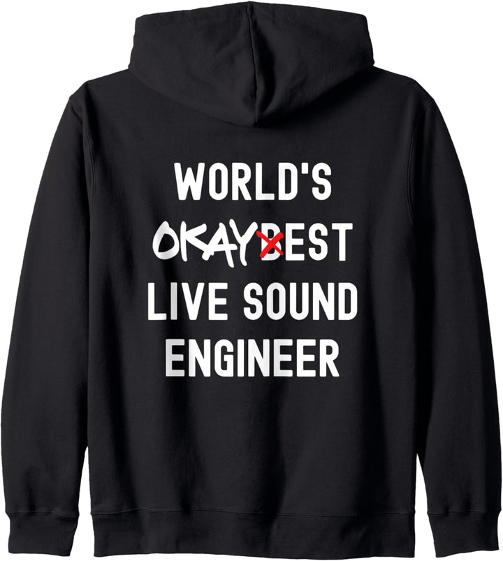 Durchschnittlichster Live-Sound-Ingenieur der Welt Kapuzenjacke