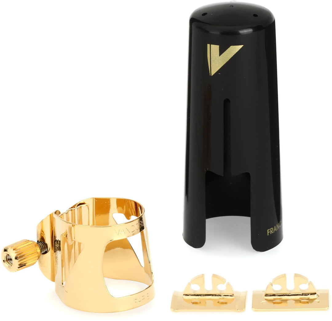 Vandoren Optimum Serie Saxophon Ligaturen Alto W / Plastik Cap Altsaxophon Single, Altsaxophon Singl
