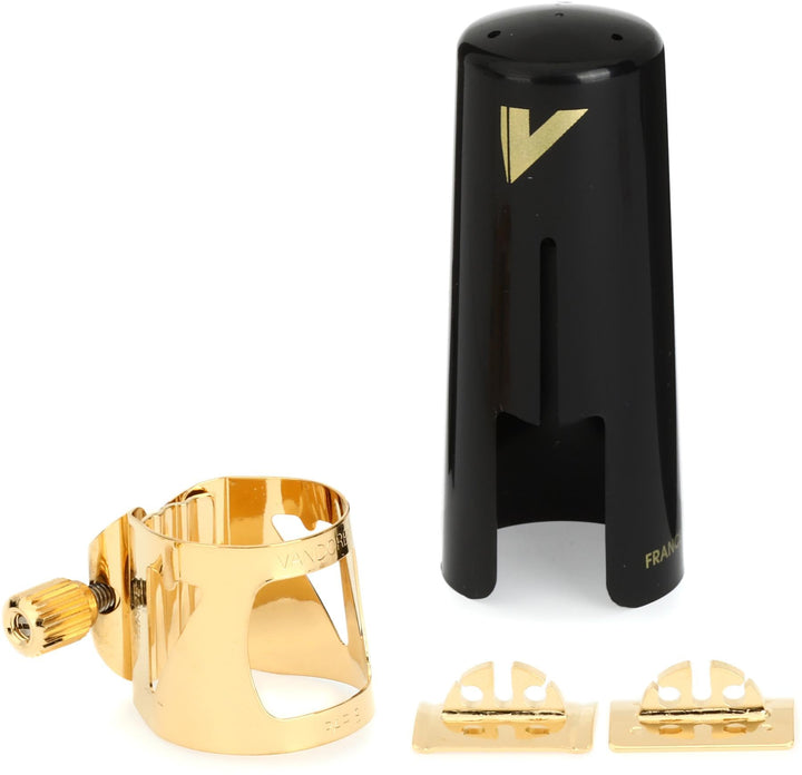 Vandoren Optimum Serie Saxophon Ligaturen Alto W / Plastik Cap Altsaxophon Single, Altsaxophon Singl