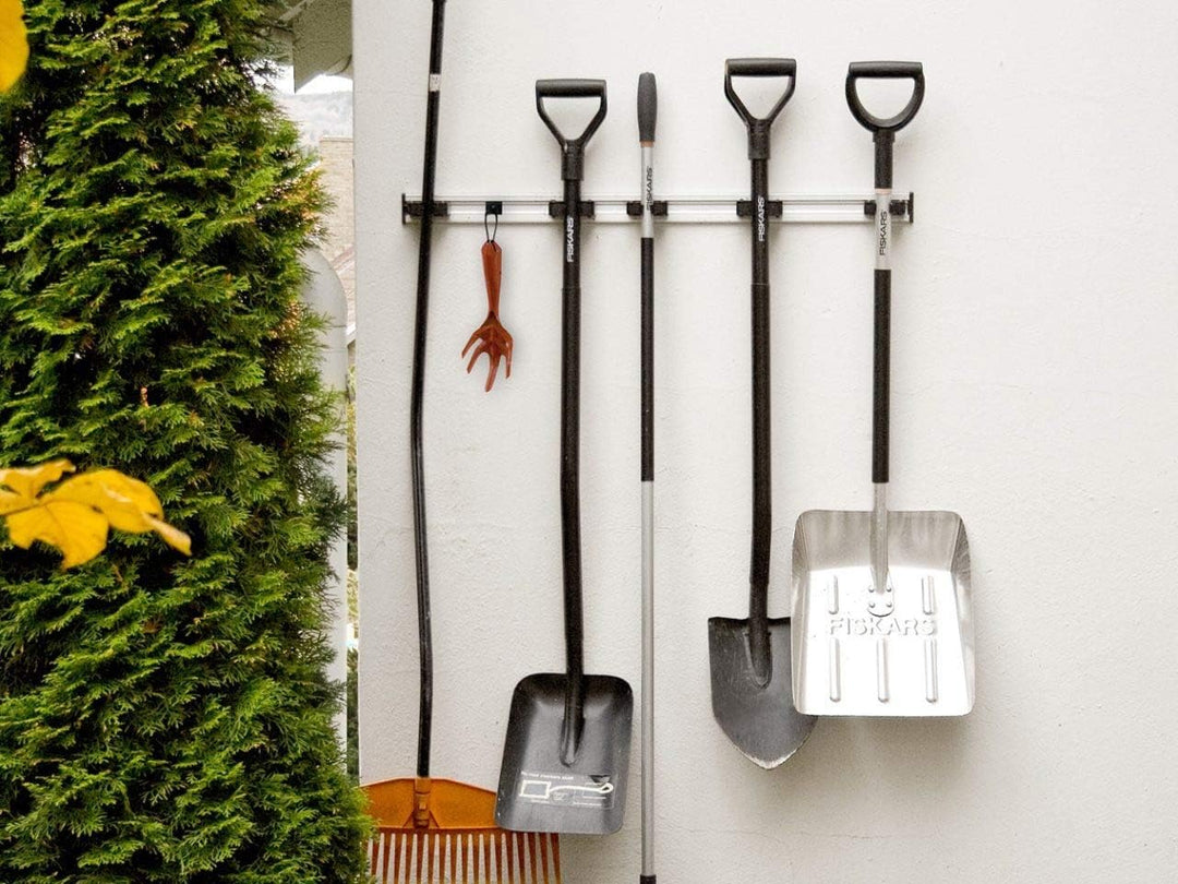 Toolflex-Wandschiene 90 cm mit 6 grossen Haltern schwarz