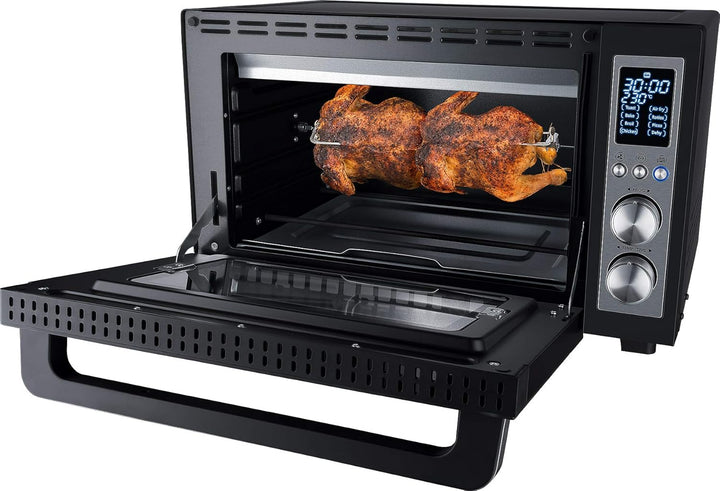 Steba Grillbackofen, Ca. 30 l Innenraum, 8 Automatikprogramme z.B. Air Fry, 3 Einschubebenen, Ober-