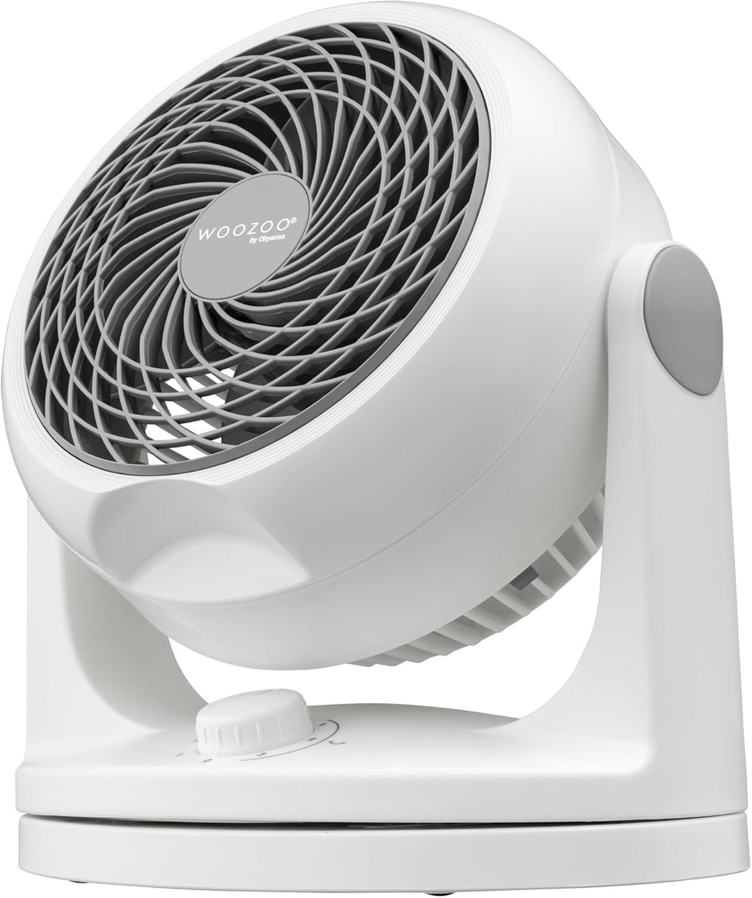 Woozoo, Leiser, leistungsstarker & tragbarer Tischventilator, 23m², Reichweite 12m, Oszillation, Ver