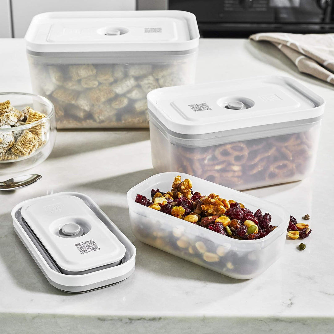 ZWILLING ZWILLING VAKUUM BOXSET, S/M/L / 3-TLG, KUNSTSTOFF, WEISS, Fresh & Save, 19 x 5 cm