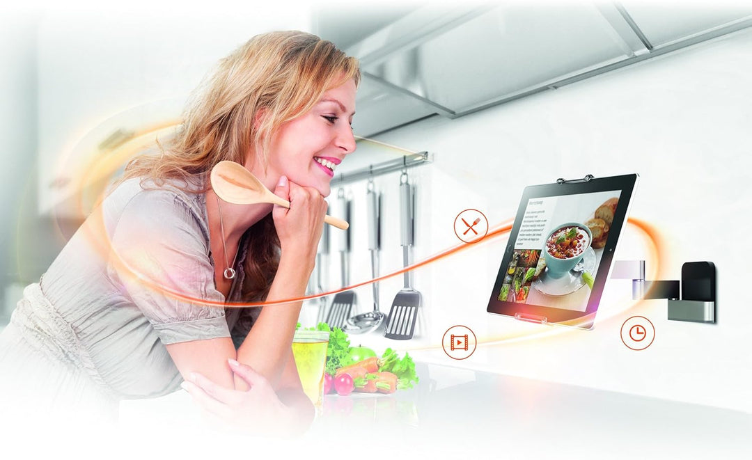 Vogel's TMS 1030 Schwenkbare Tablet Wandhalterung für alle Tablets von 7-12 Zoll, Schwenkbar bis zu