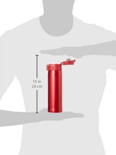 Zojirushi Thermobecher aus Edelstahl, vakuumisoliert, 473 ml, Ichimatsu rot