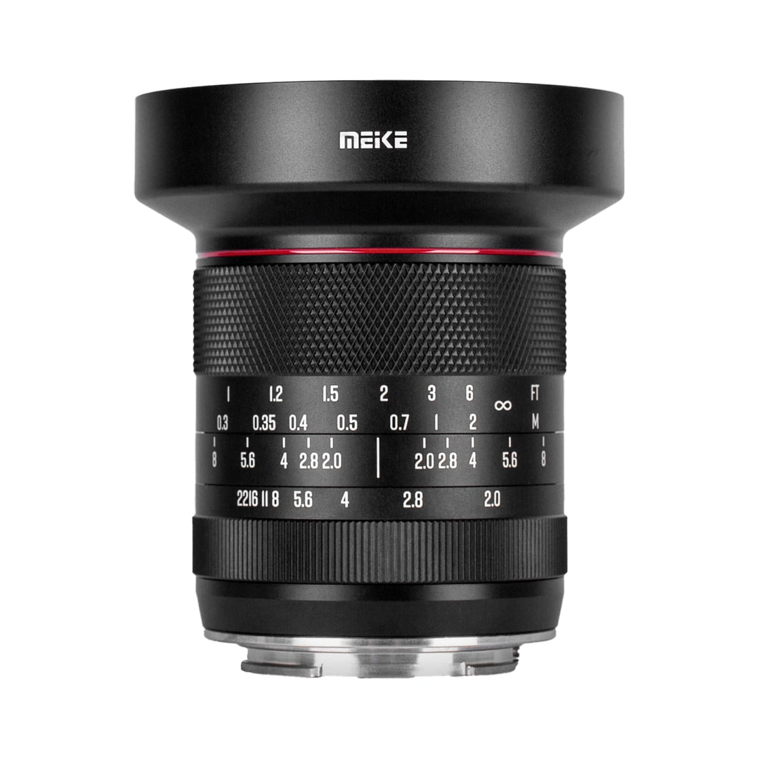 Meike 10mm F2.0 Ultra Wide Angle Zero Distortion APS-C Objektiv mit manueller Fokussierung Kompatibe
