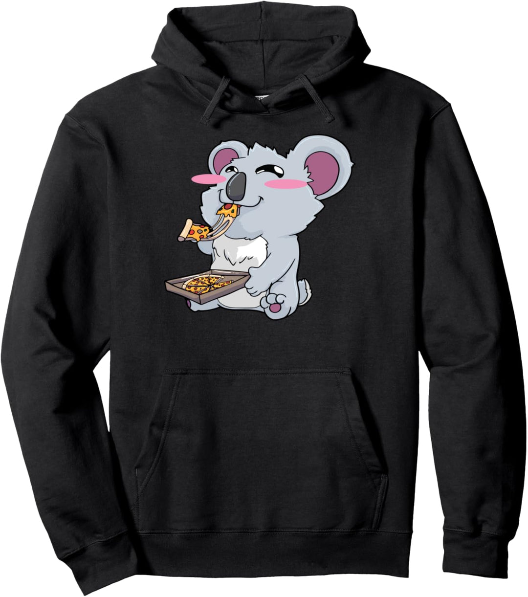 Koalabär Pizza Kawaii Pullover Hoodie