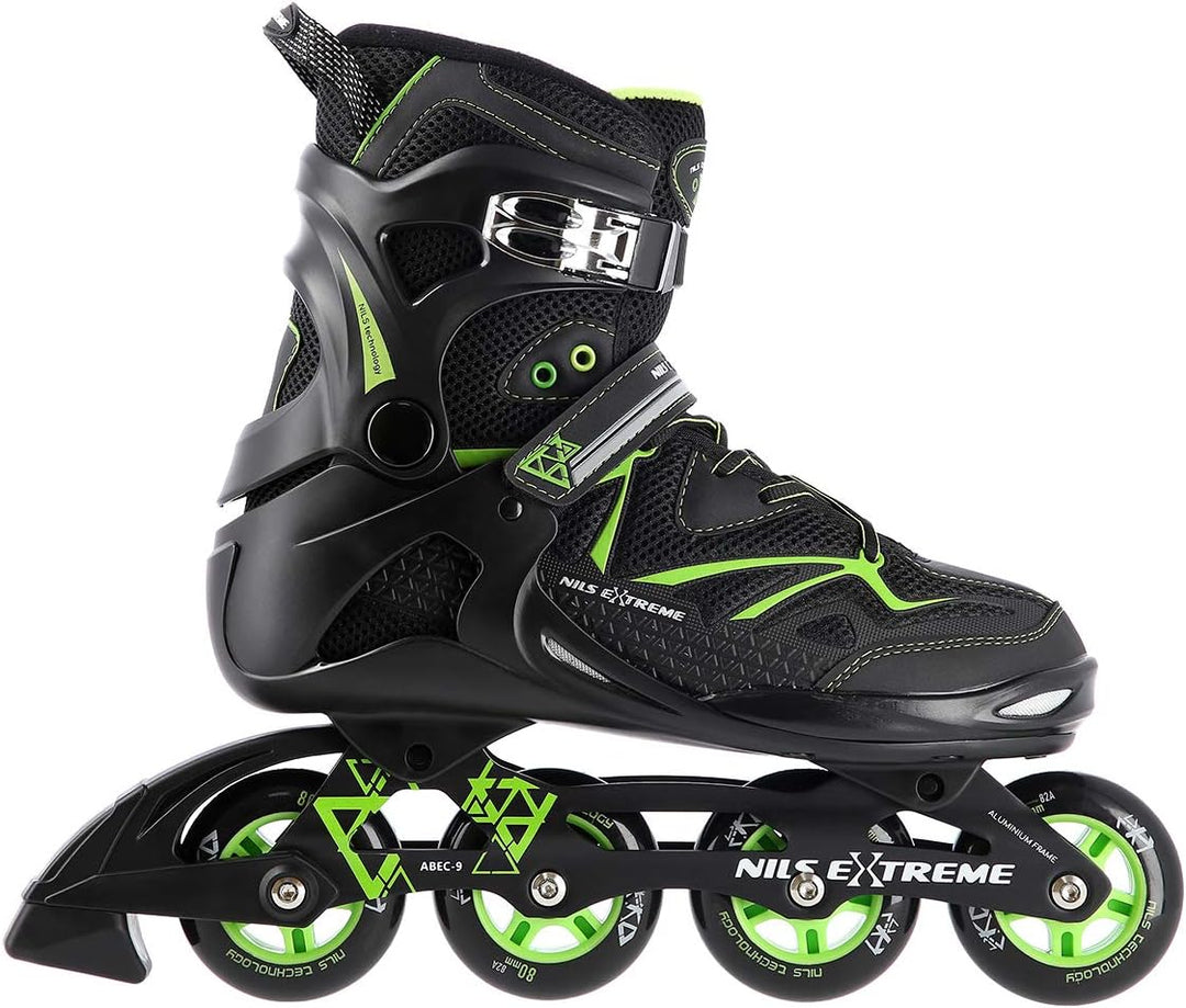 Nils Extreme Inliner für Herren und Damen - Inline Skates - ABEC9 Kugellager – Rollschuhe Erwachsene