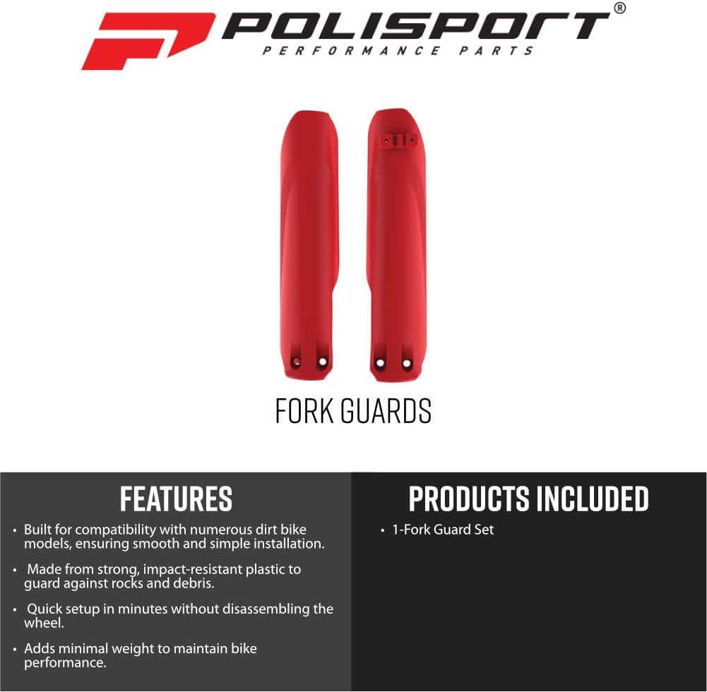 POLISPORT 8399100001 - Satz Gabelschutz aus schlagfestem Polypropylen ohne Befestigungsmaterial komp