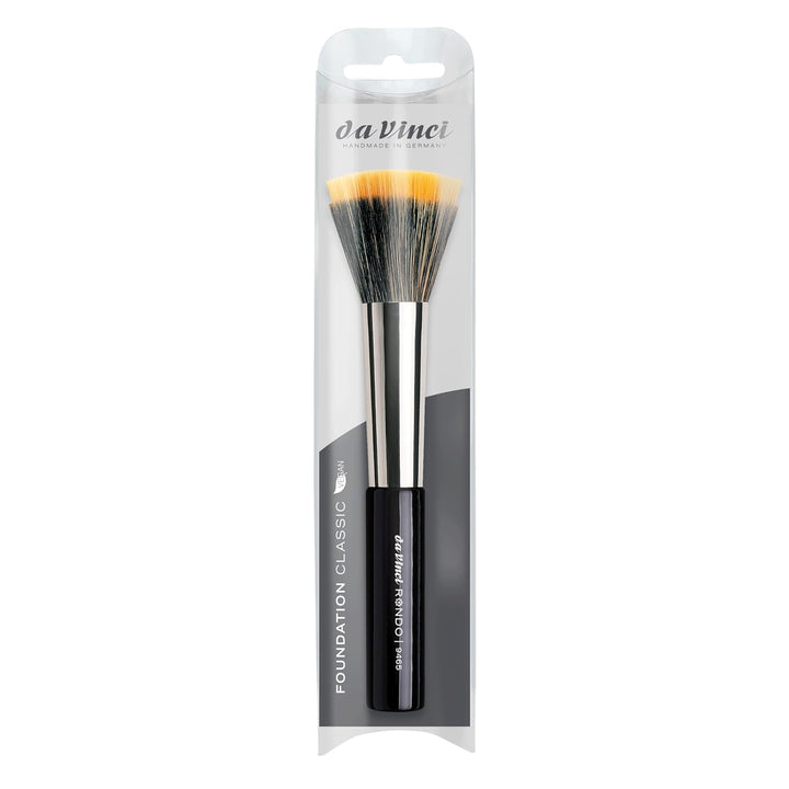 Da Vinci FOUNDATIONPINSEL - PUDERPINSEL - STIPPLINGPINSEL 2in1 , vegan , Kunstfaser , Handmade in Ge