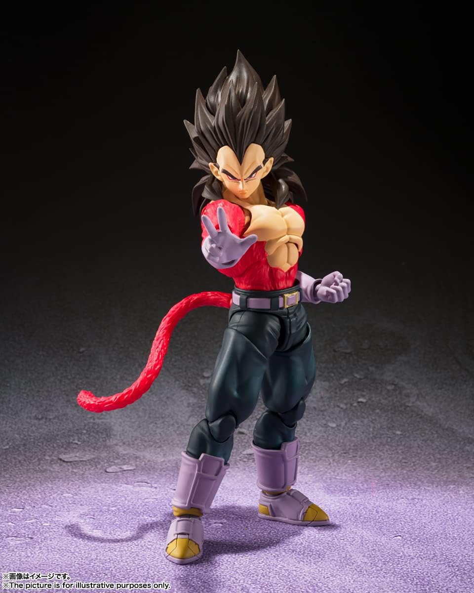 Tamashi Nations - Dragon Ball GT - Super Saiyan 4 Vegeta, Bandai Spirits S.H.Figuarts Rot, Schwarz,