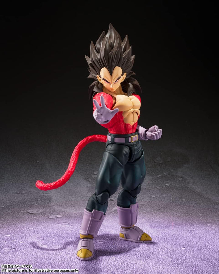 Tamashi Nations - Dragon Ball GT - Super Saiyan 4 Vegeta, Bandai Spirits S.H.Figuarts Rot, Schwarz,