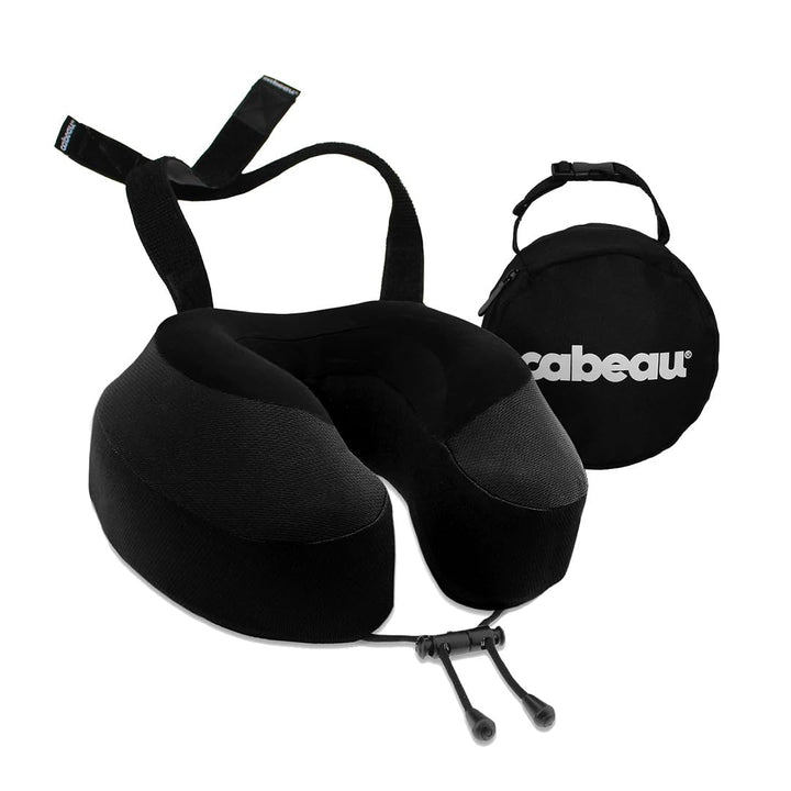 Cabeau Evolution S3 Travel Pillow - Gurte für Flugzeugsitz - Ensures Your Head Won't Fall Forward -