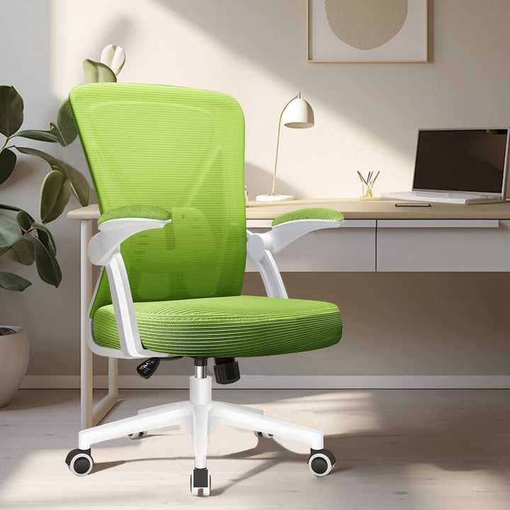 Hinonde Bürostuhl,Bürostuhl Ergonomisch,Höhenverstellbare Bürostühle,Drehstuhl mit Lendenwirbelstütz