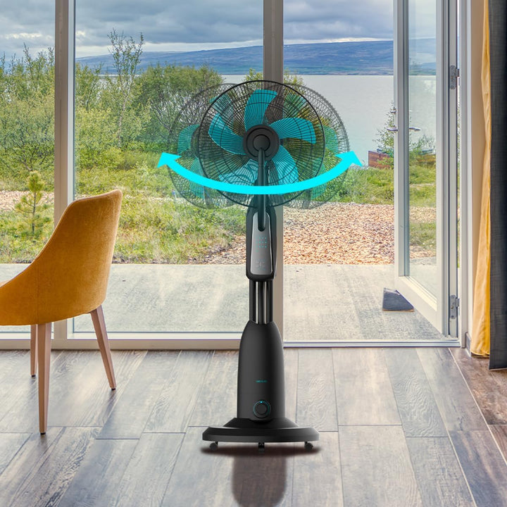 Cecotec Wasservernebler Ventilator mit Fernbedienung EnergySilence 490 Freshessence, 90 W, Durchmess