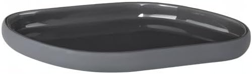 blomus Tablett SONO | Magnet | 19L x 10B x 2H cm | Ablageschale aus Keramik | Badaccessoire | Seifen