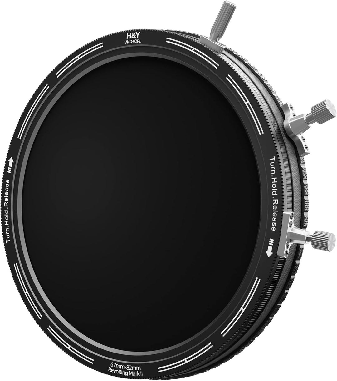 H&Y Variabler ND-Filter, PL Filter, 67-82mm, REVORING Variable, ND3-1000+CPL MarkII, Nivellierung, v