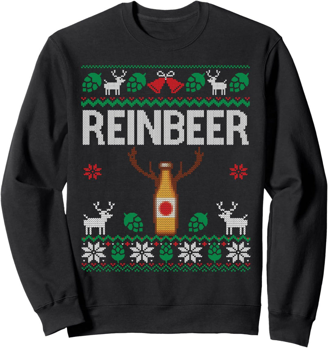 Reinbeer | Bier hässliche Weihnachten Ugly Christmas Beer Sweatshirt