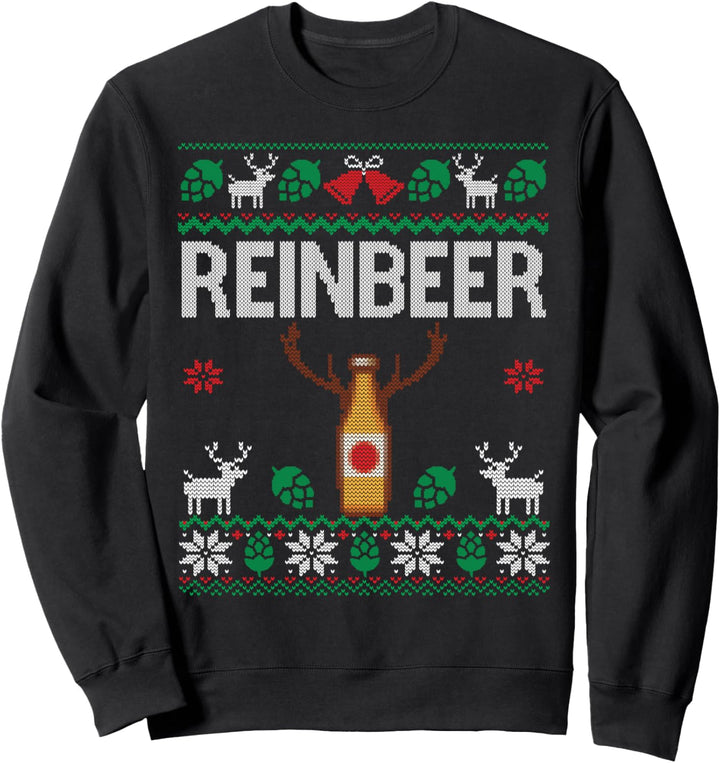 Reinbeer | Bier hässliche Weihnachten Ugly Christmas Beer Sweatshirt