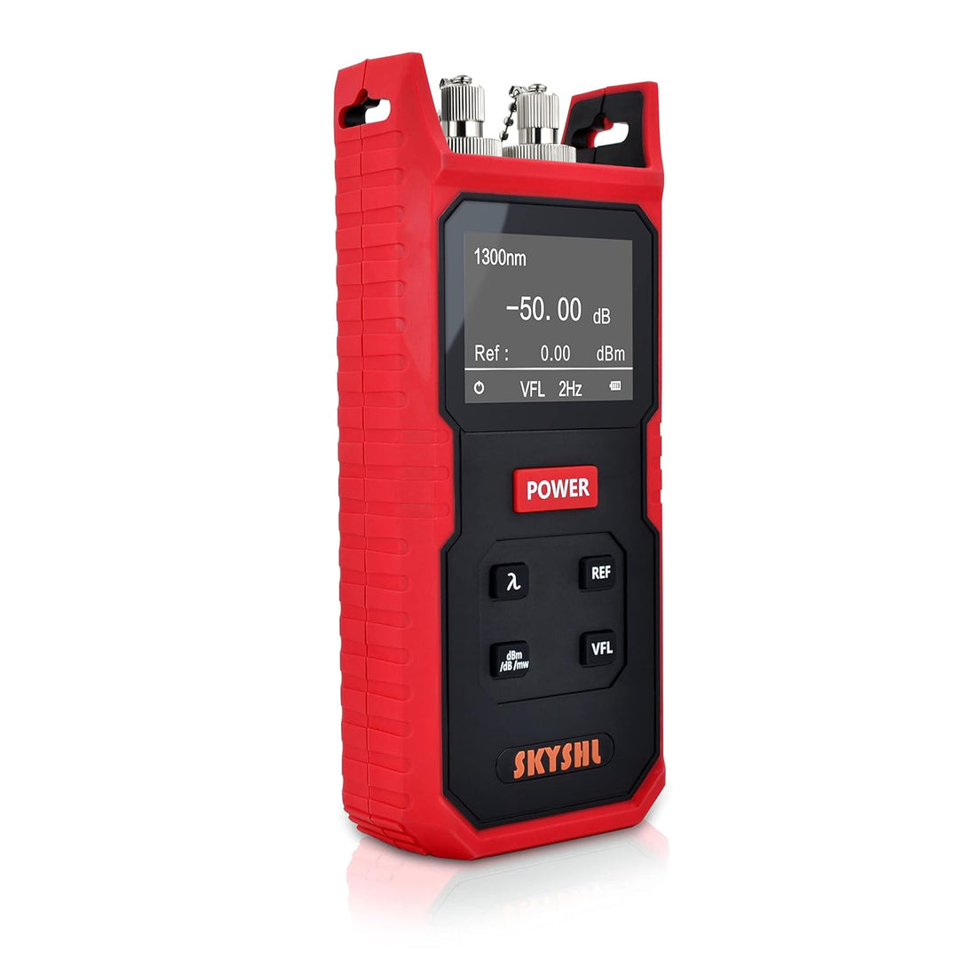 800nm~1700nm Optisches Leistungsmessgerät(Eingebaute VFL) -50~+26dBm FTTH Optical Fiber Power Meter