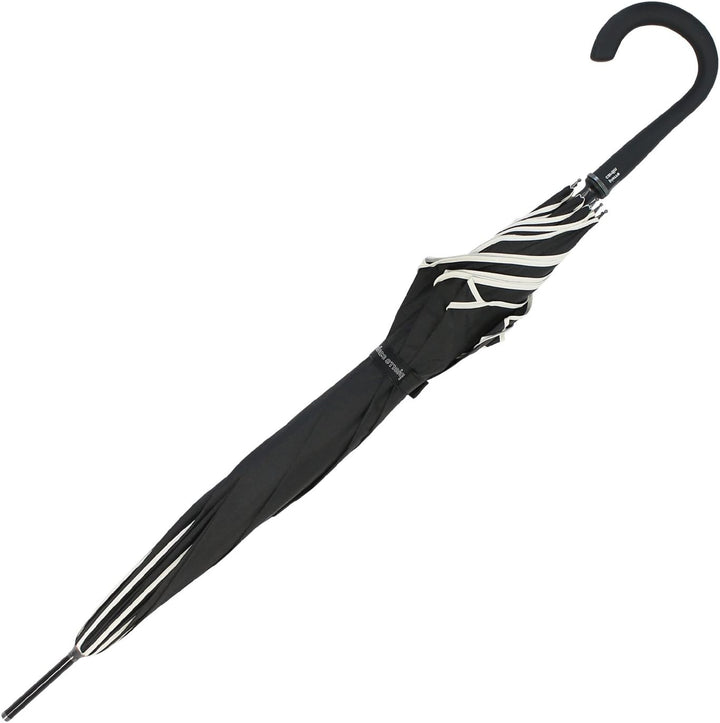 Pierre Cardin Stockschirm Damen gross stabil mit Automatik - Sunflower - schwarz, Schwarz