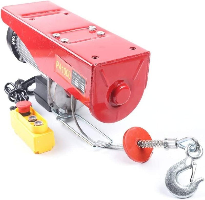 Seilwinde elektrisch | 500 kg/12 m | 1000 kg/6 m | 220V Seilhebezug mit Kabelfernbedienung Motorwind