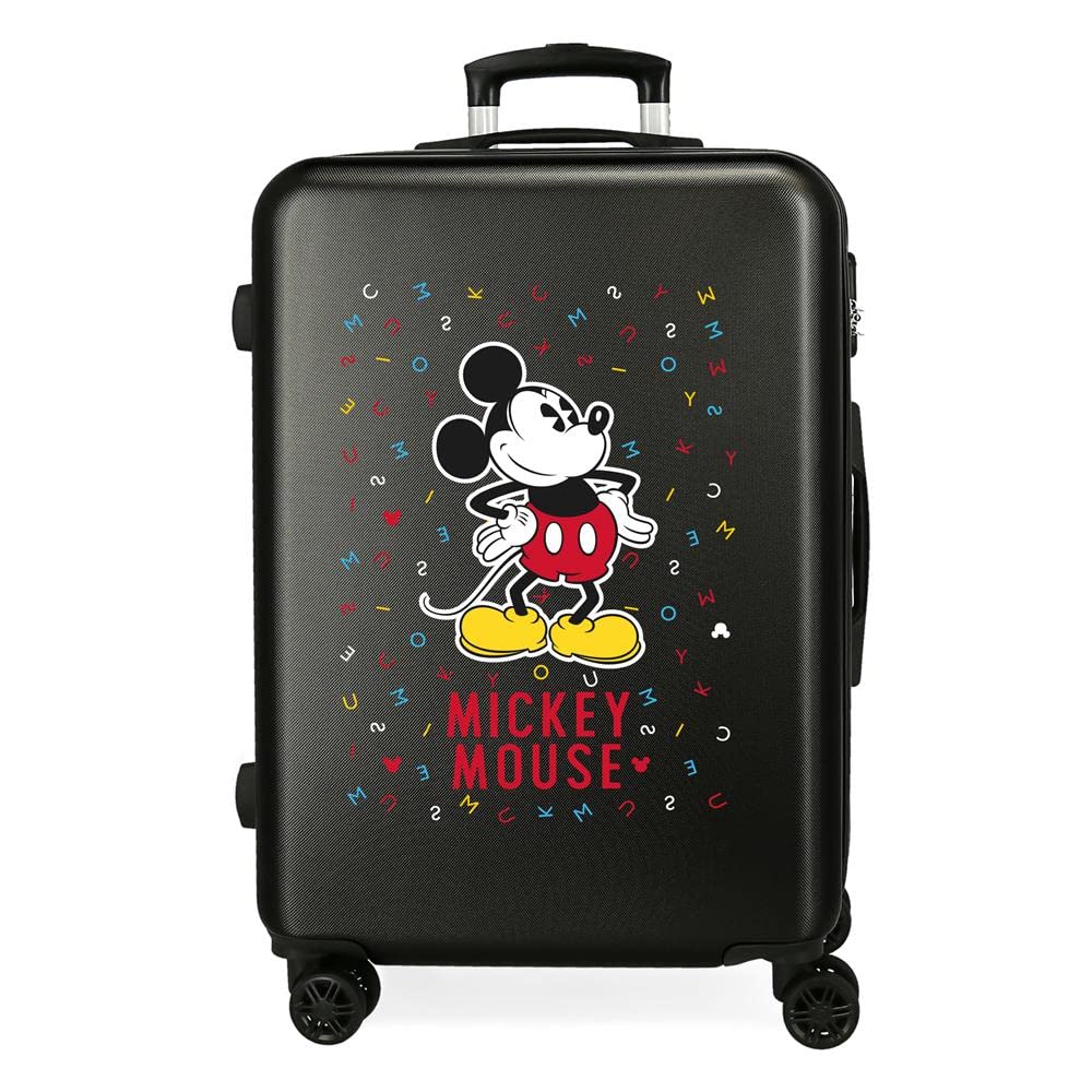 Hartschalenkoffer 68 cm Have a Good Day Mickey Schwarz Schwarz Kindermode, Schwarz Kindermode