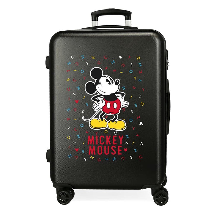Hartschalenkoffer 68 cm Have a Good Day Mickey Schwarz Schwarz Kindermode, Schwarz Kindermode
