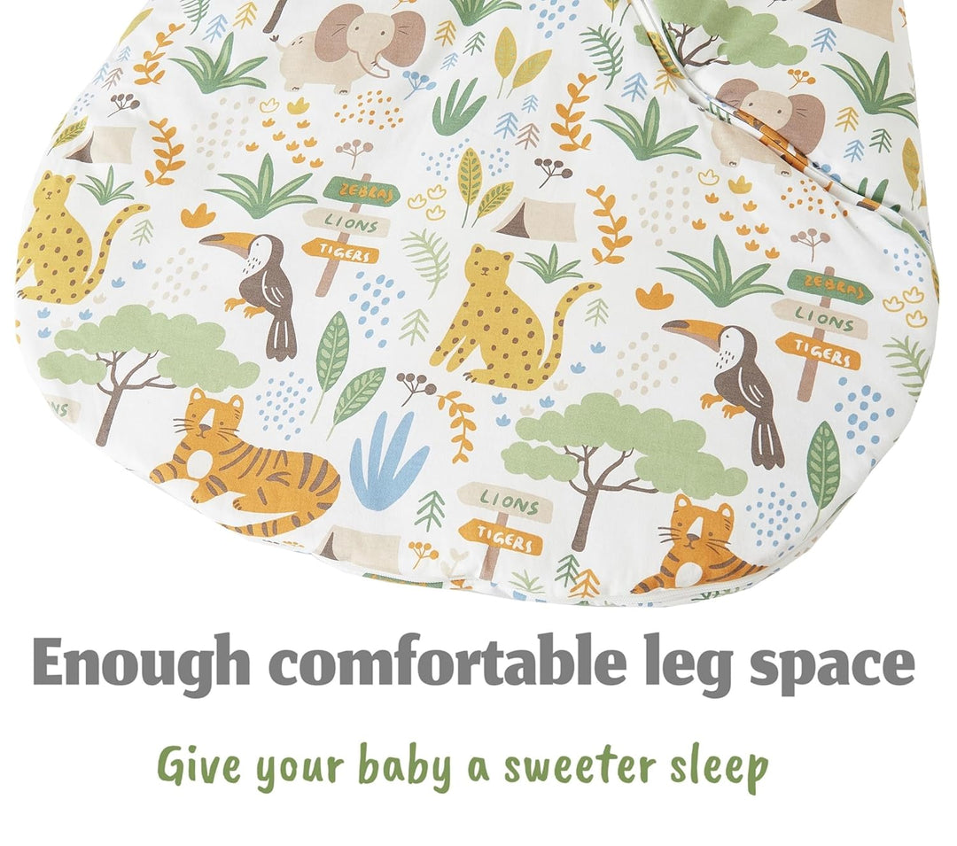 Chilsuessy Baby Schlafsack Winter mit abnembar Langarm Bio Baumwolle Babyschlafsack Kleine Kinder Ga