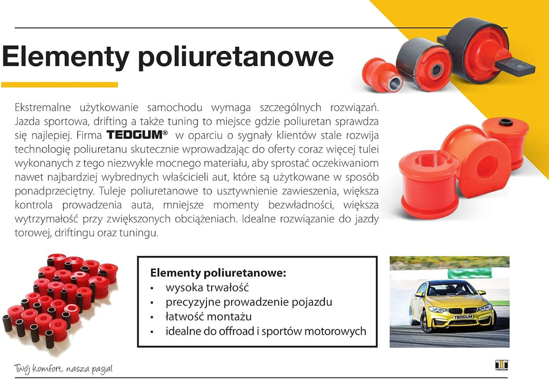 TEDGUM TED89997 STOssDÄMPFER HINTEN (LINKS/RECHTS)