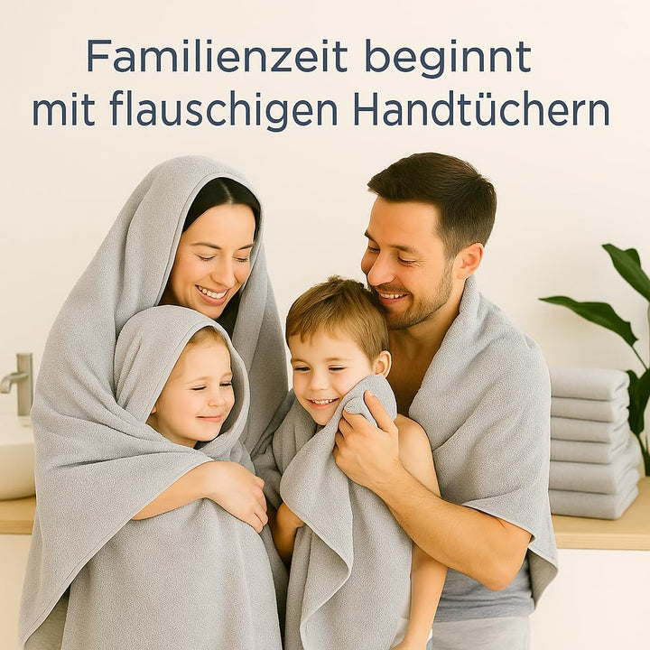 Betz Handtuch 6er Pack Handtücher Set Berlin Grösse 50x100 cm 100% Baumwolle - gut trocknend, leicht