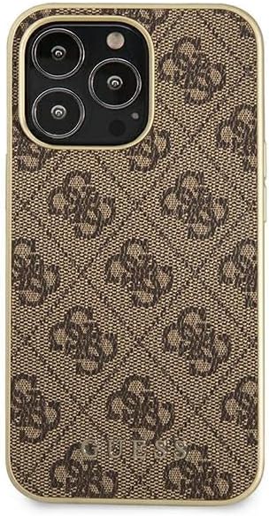 Guess GUHMP13LG4GB Hülle für iPhone 13 Pro / 13 6,1" braun 4G Collection Magsafe