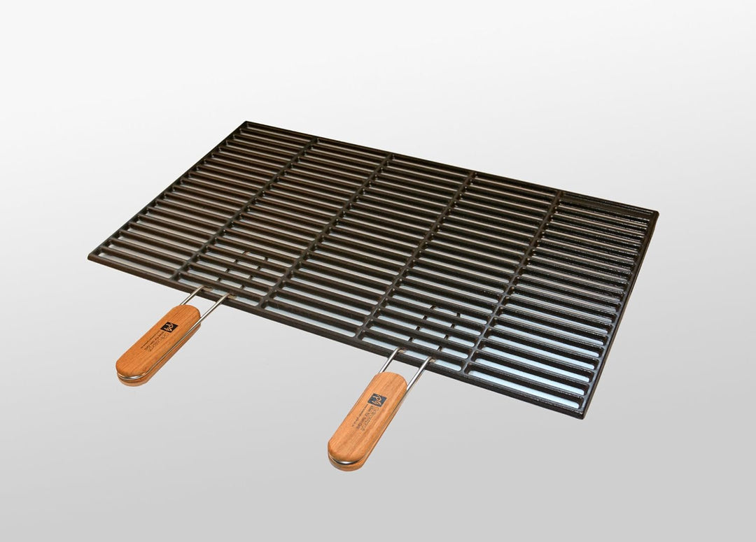 Grillrostprofi Gusseisen-Grillrost 54 x 34 cm mit abnehmbaren Handgriffen