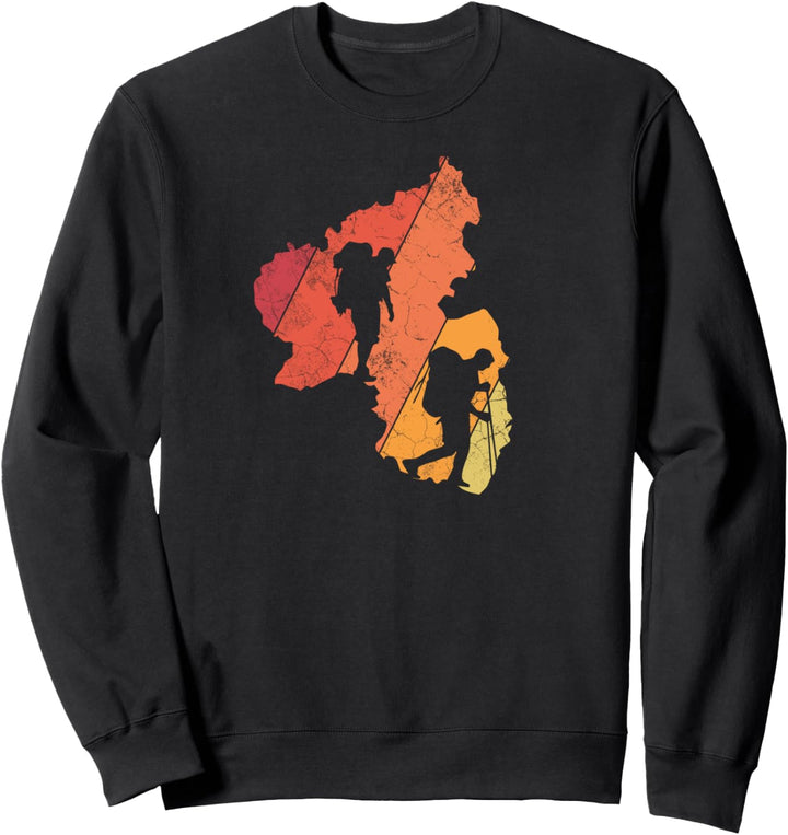 Pfalz wandern spazieren Pfälzer Wald Wanderer Sweatshirt