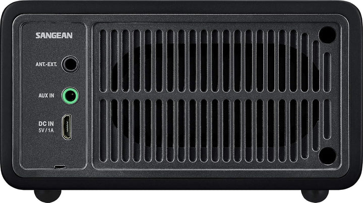 Sangean WR-7 tragbares Desktop-Radio (FM-RDS-Tuner, Bluetooth, AUX-In, integrierter Lautsprecher, Ak