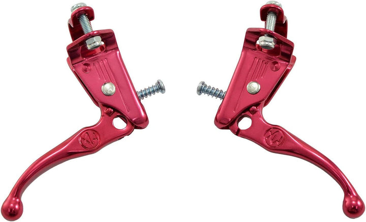 Dia-Compe MX121 / Tech 3 Bremshebel-Set für Old School BMX, rot, DP2517