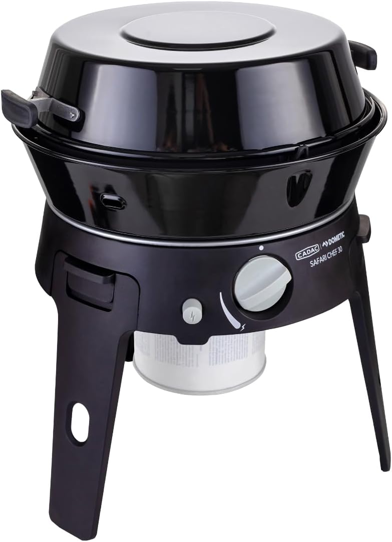 CADAC - Safari Chef 30 HP Combo - Tragbare Grills - GreenGrill-Keramikbeschichtung – inkl. Tragetasc