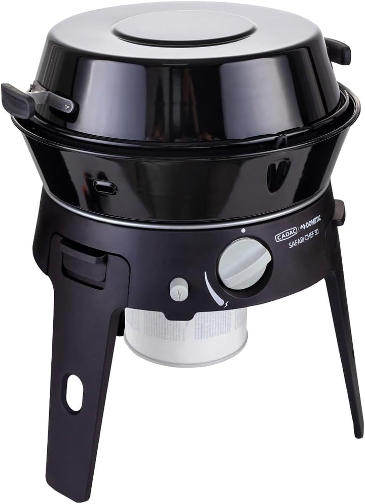 CADAC - Safari Chef 30 HP Combo - Tragbare Grills - GreenGrill-Keramikbeschichtung – inkl. Tragetasc