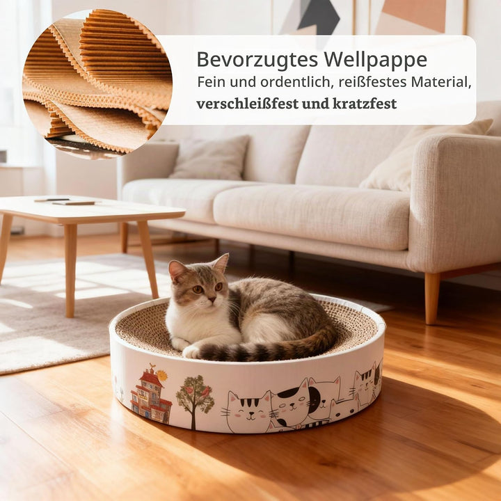 Kratzbrett für Katzen, Katzenkratzer, Interaktives Katzenspielzeug, Katzen Kratzbrett, Katzenkratzbr