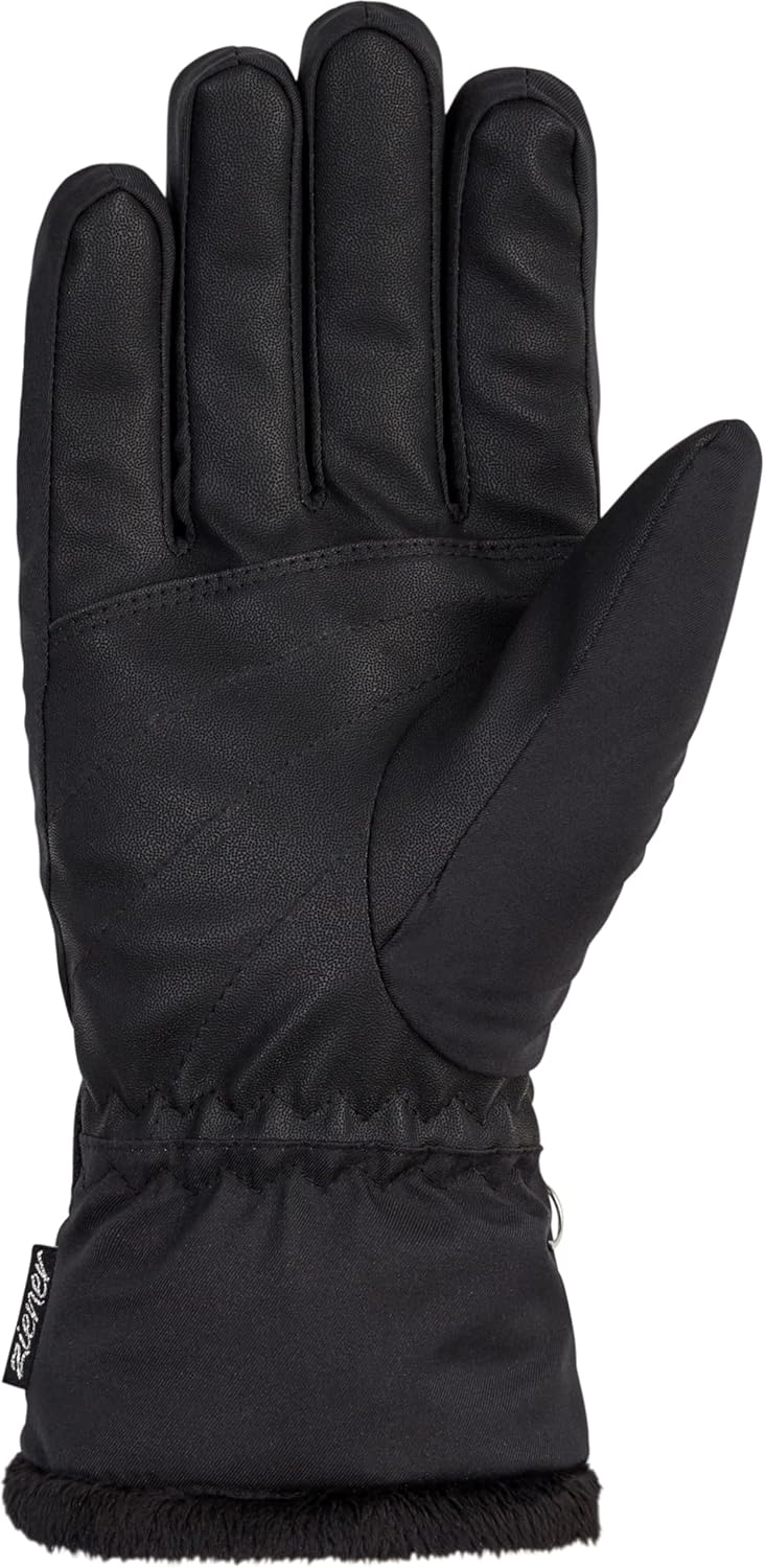 Ziener Damen Kahli Ski-Handschuhe/Wintersport | Primaloft, Plüschfutter 6 Schwarz, 6 Schwarz