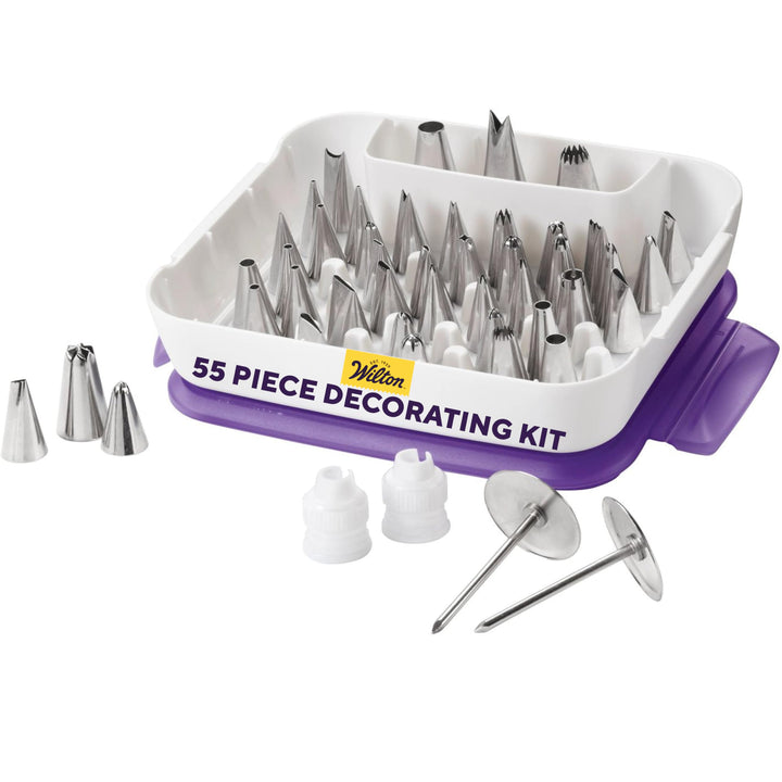 Wilton Meister Spritztüllen-Set für Tortendekoration, 55-Teilig Master Tips Set, 55-Pieces, Master T