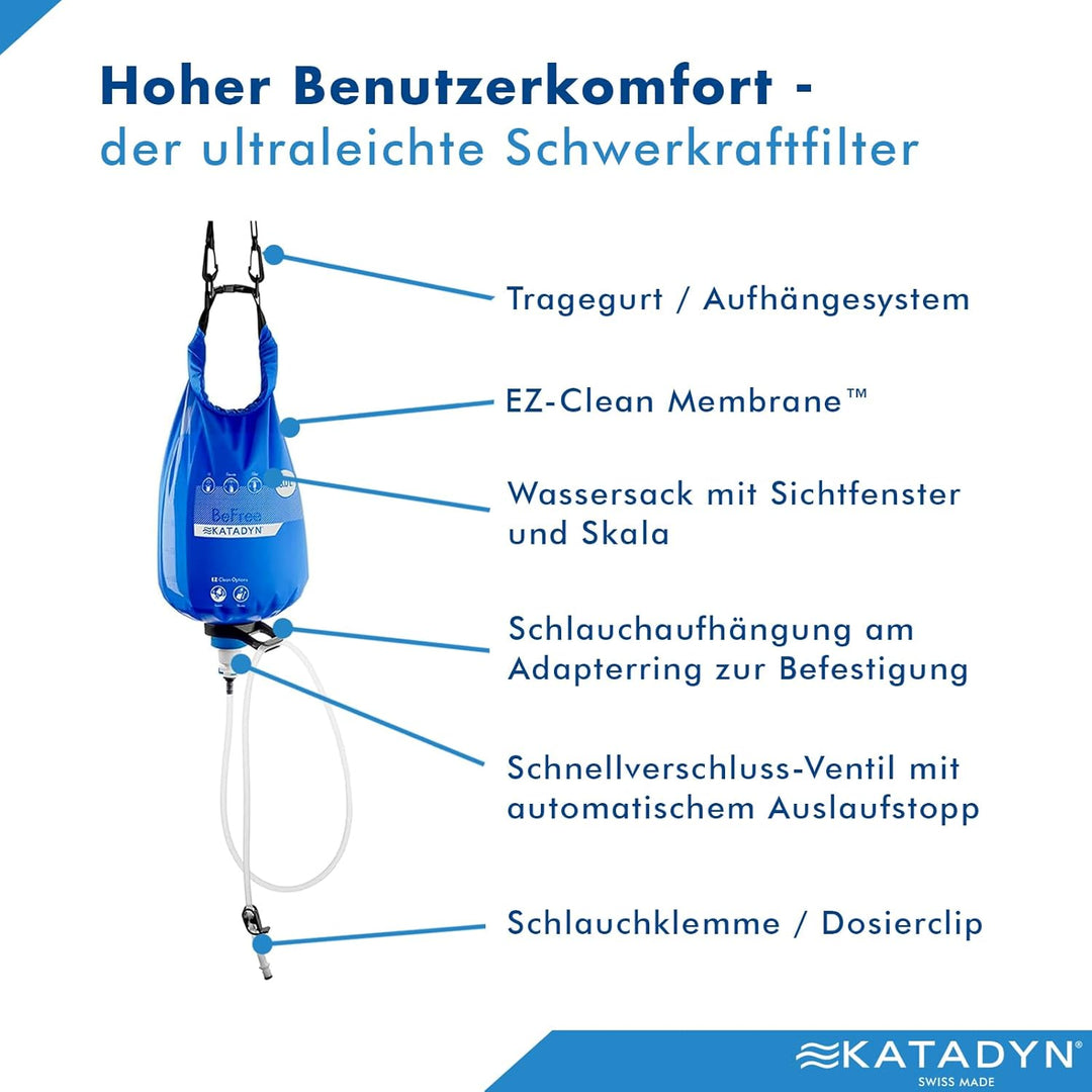 Katadyn BeFree Gravity Wasserfilter 6.0 Liter, 6.0 Liter