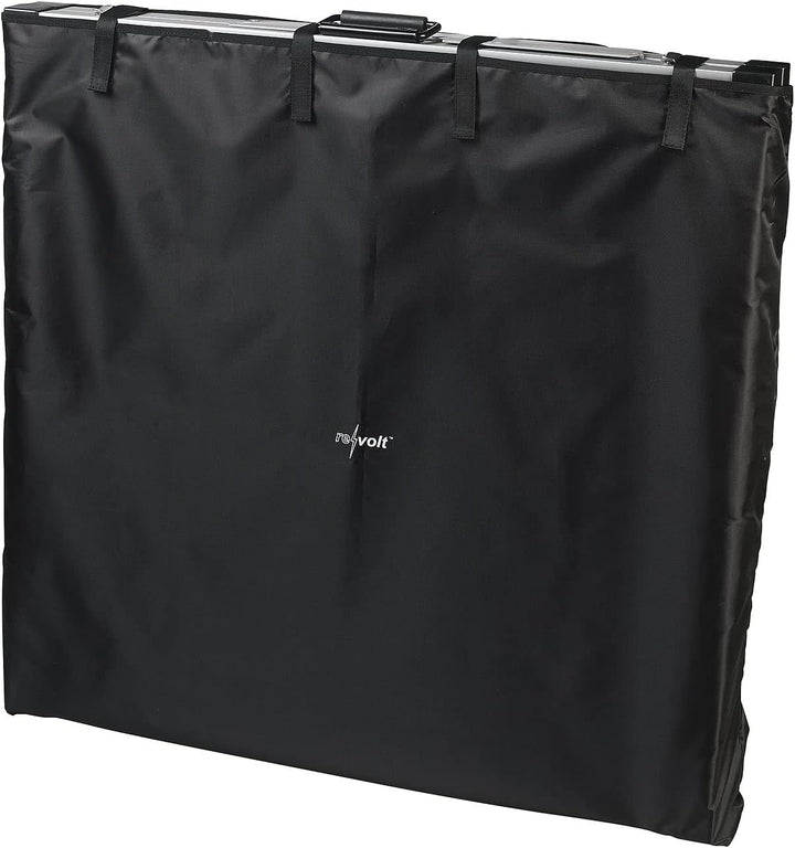 revolt Solarkoffer: Faltbares Solarpanel mit monokristallinen Zellen, 240 Watt, silber (Solarplatte,