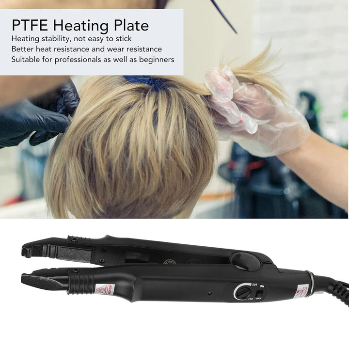 Professionelles Haarverlängerungseisen, Haarverlängerungseisen-Kit Verbindungsstab für Haarverlänger