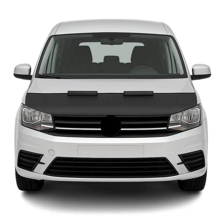 OMAC Haubenbra Steinschlagschutz Bonnet Bra kompatibel mit VW Touran 2015-2020 Schwarz Halb Schwarz
